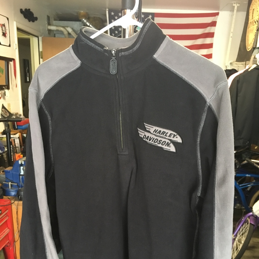 Harley Davidson Fleece Pull over